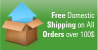 Free domestic shippings